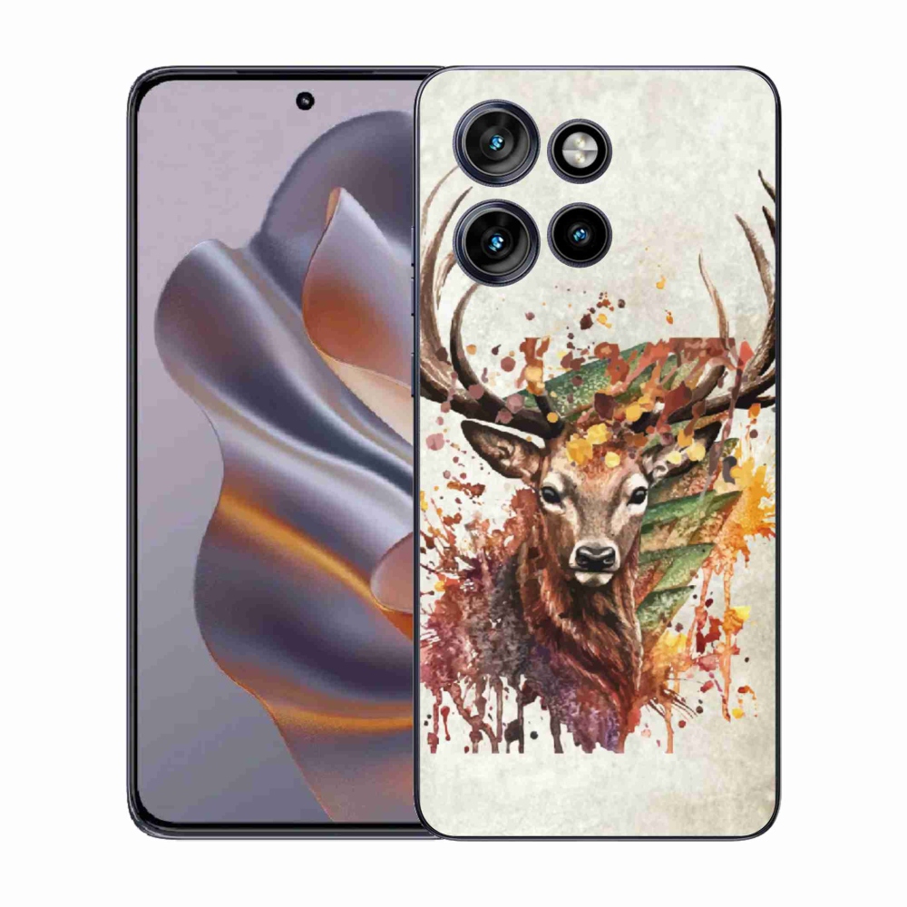 Zselés borítás mmCase a Motorola Edge 50 Neo készülékhez - szarvas 1