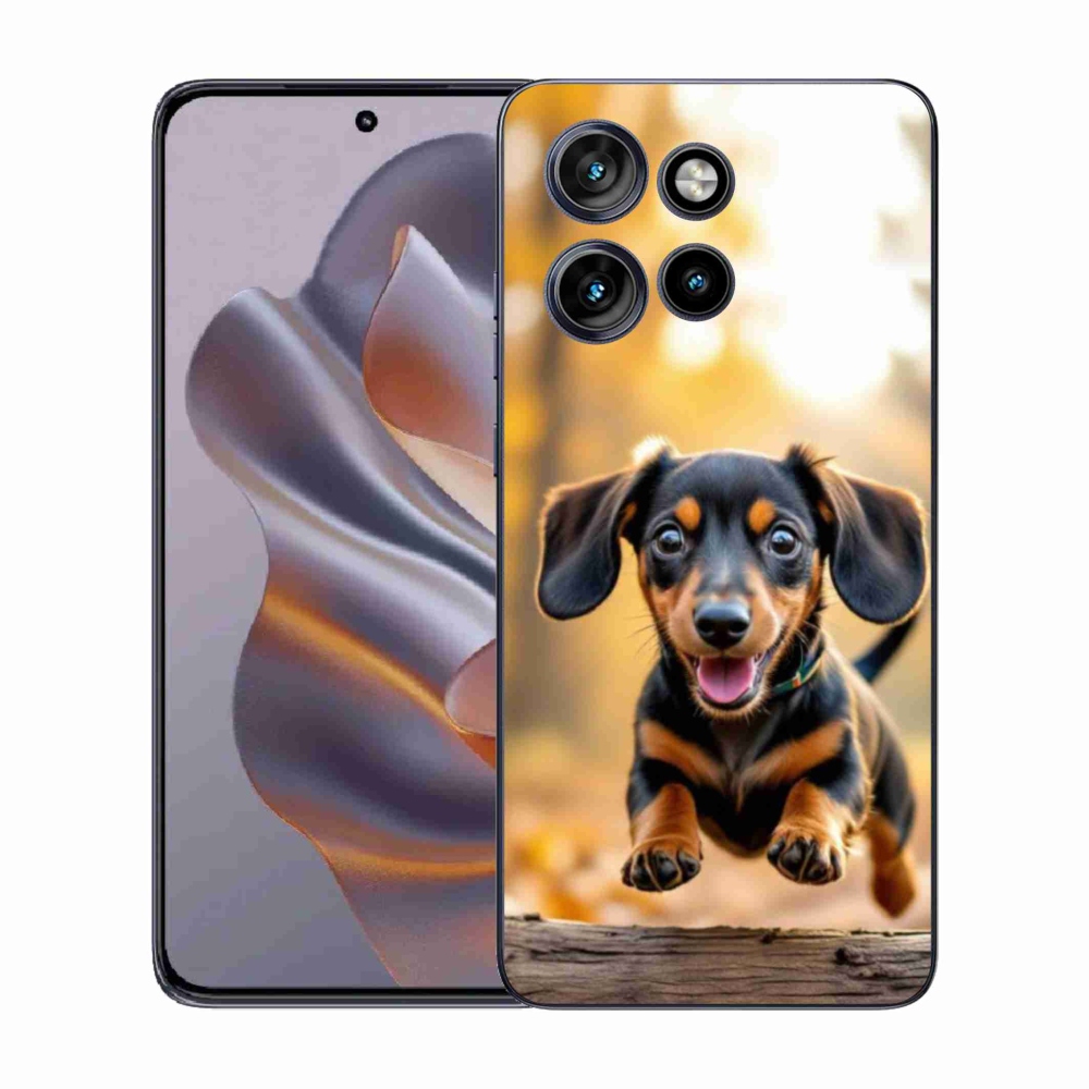 Zselés borítás mmCase a Motorola Edge 50 Neo készülékhez - tacskó 2