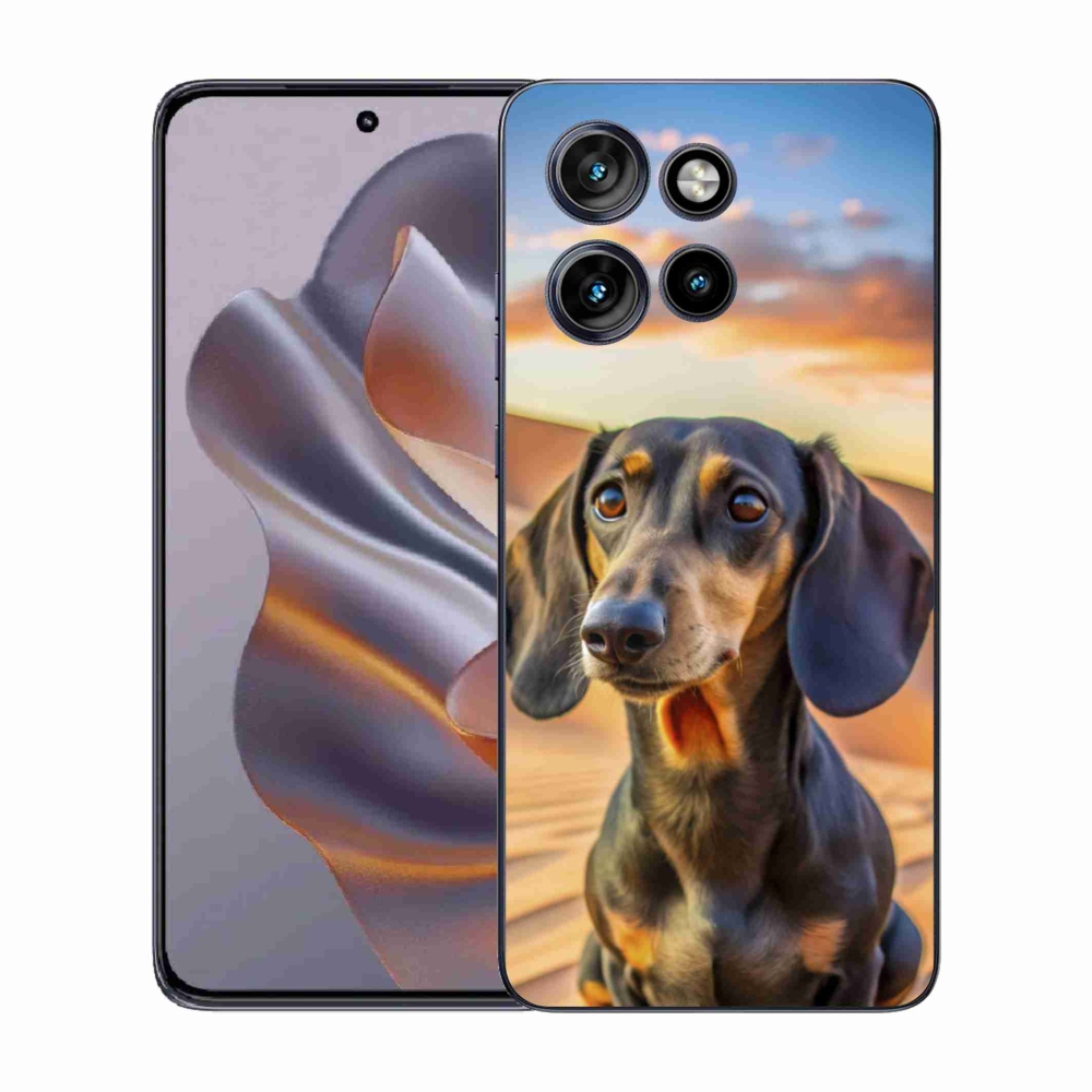 Zselés borítás mmCase a Motorola Edge 50 Neo készülékhez - tacskó 3