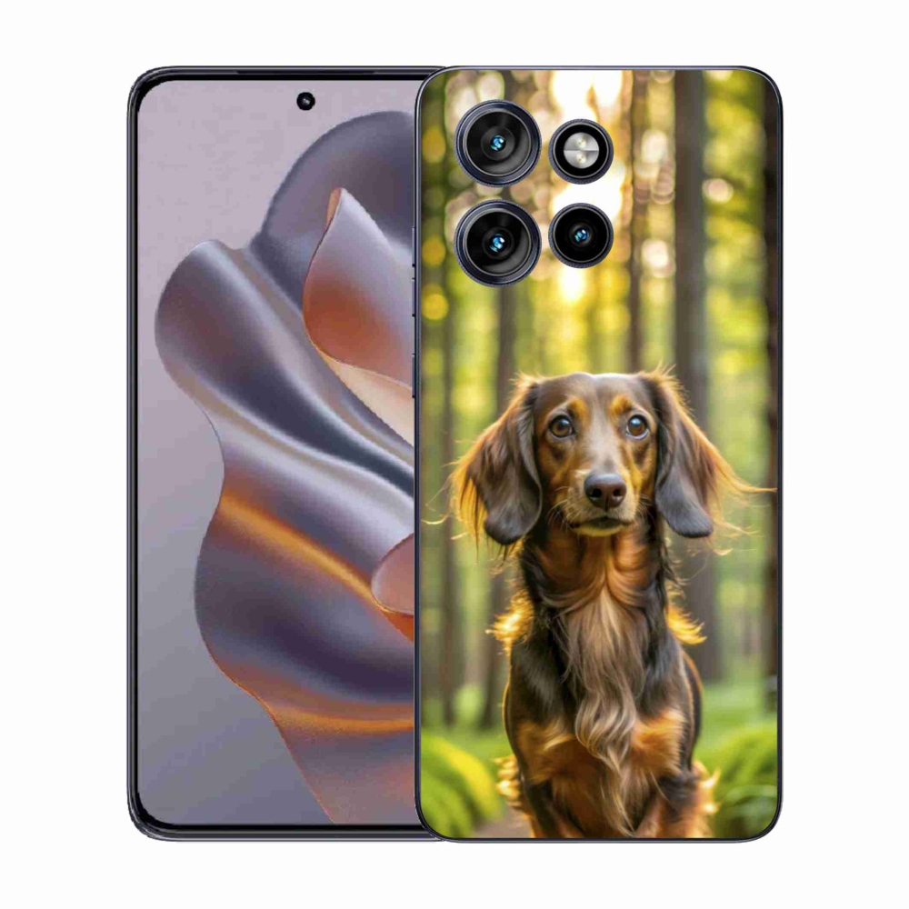 Zselés borítás mmCase a Motorola Edge 50 Neo készülékhez - tacskó 4