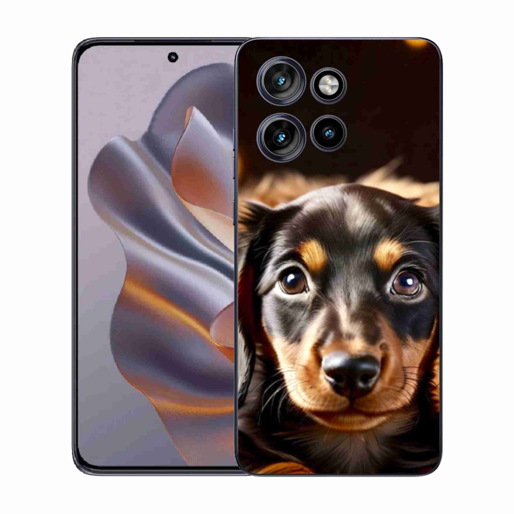 Zselés borítás mmCase a Motorola Edge 50 Neo készülékhez - tacskó