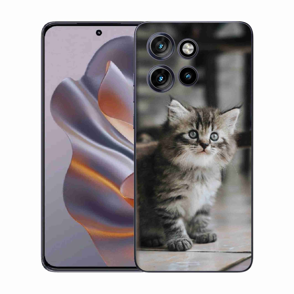 Zselés borítás mmCase a Motorola Edge 50 Neo készülékhez - cica