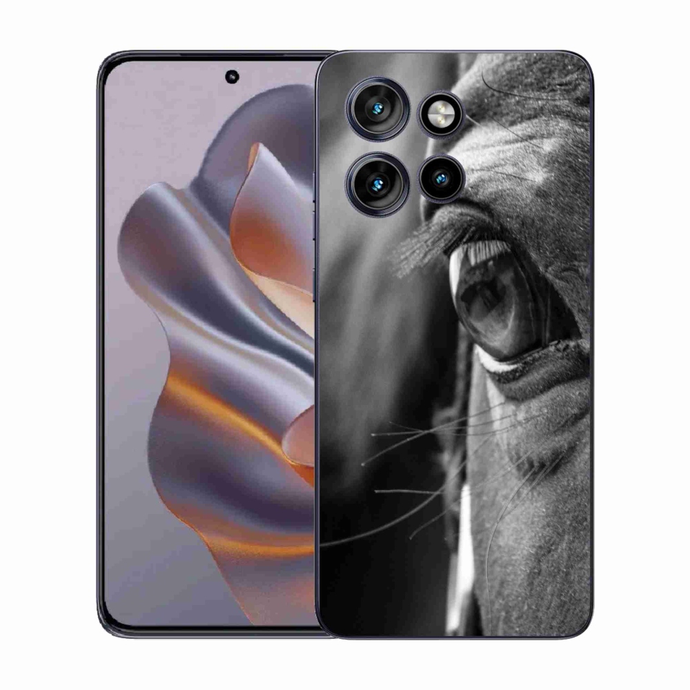 Gél védőburkolat mmCase a Motorola Edge 50 Neo készülékhez - Ló nézet