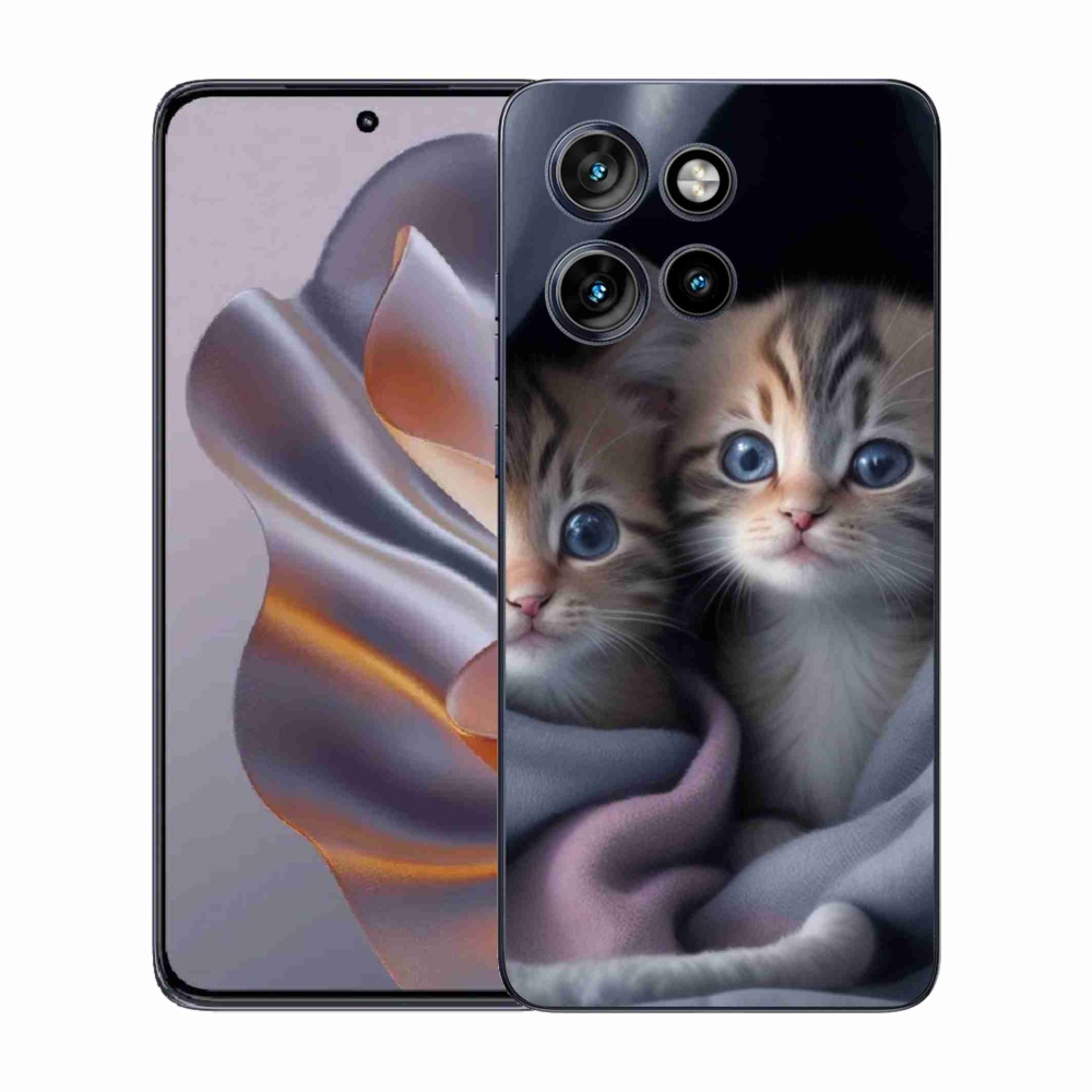 Zselés borítás mmCase a Motorola Edge 50 Neo készülékhez - cat duo 2
