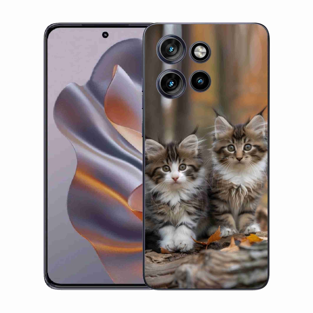 Zselés borítás mmCase a Motorola Edge 50 Neo készülékhez - cat duo 3