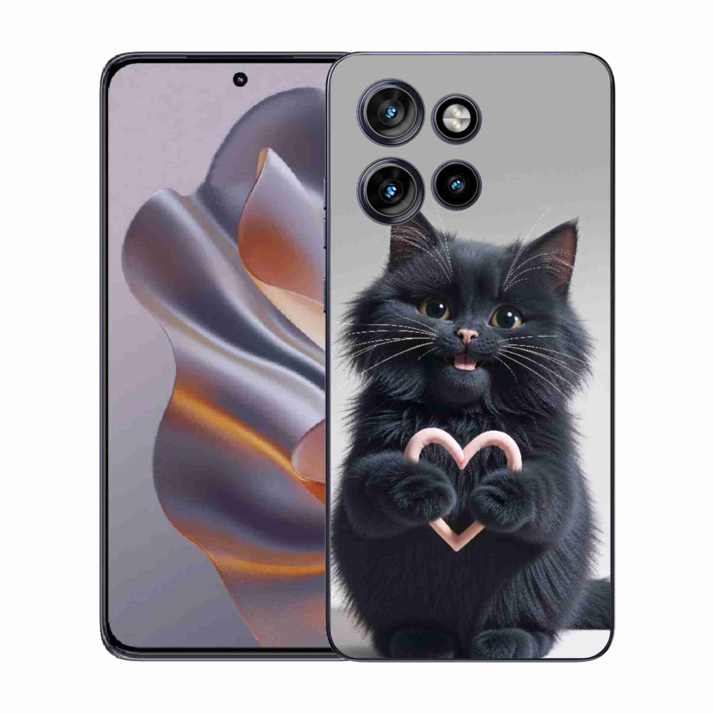 Zselés borítás mmCase a Motorola Edge 50 Neo készülékhez - cat love 3