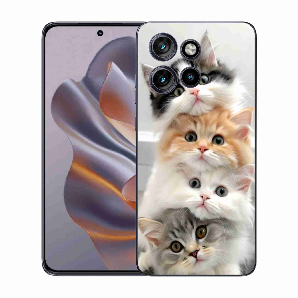 Zselés borító mmCase a Motorola Edge 50 Neo készülékhez - cat group