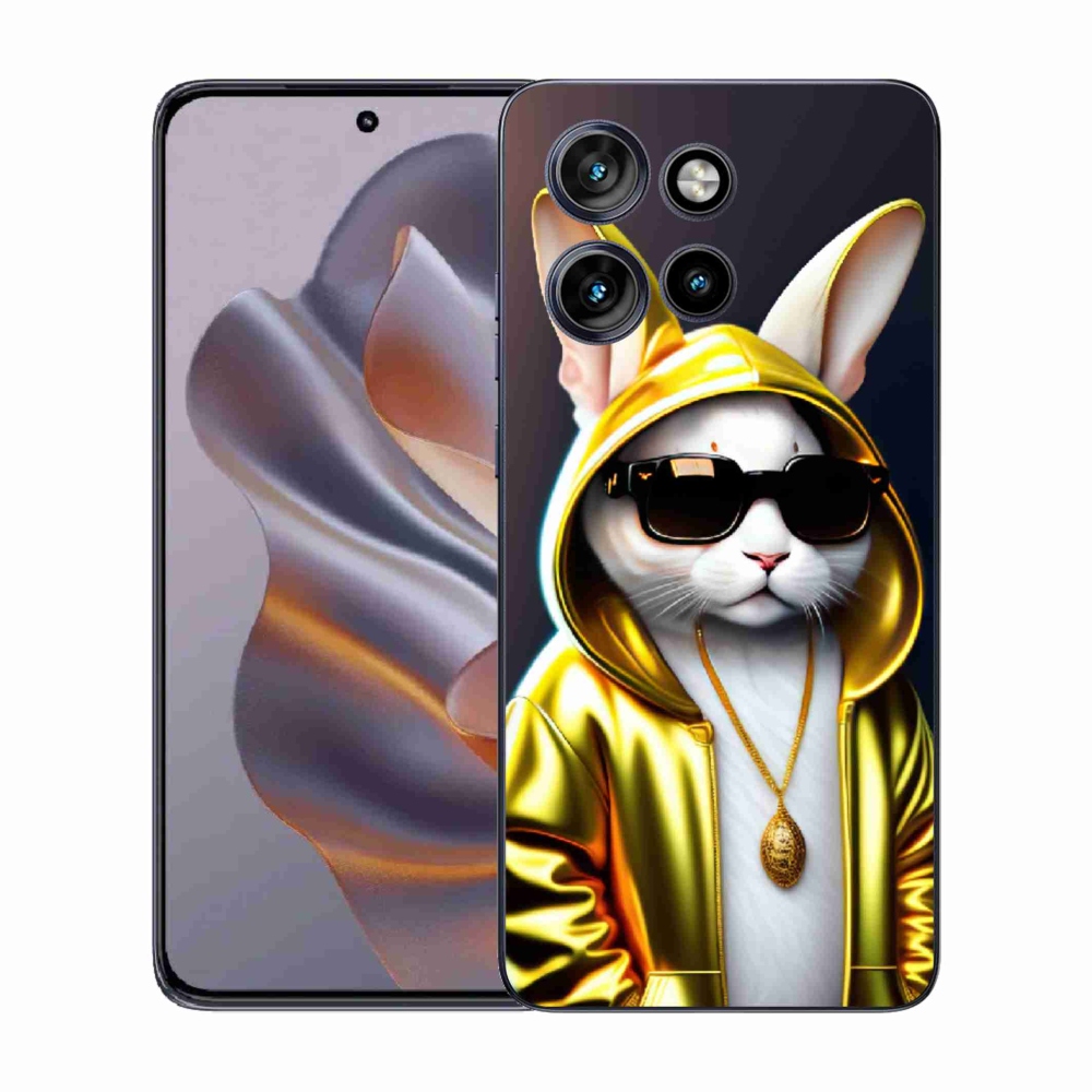 Zselés borítás mmCase a Motorola Edge 50 Neo készülékhez - cat boss