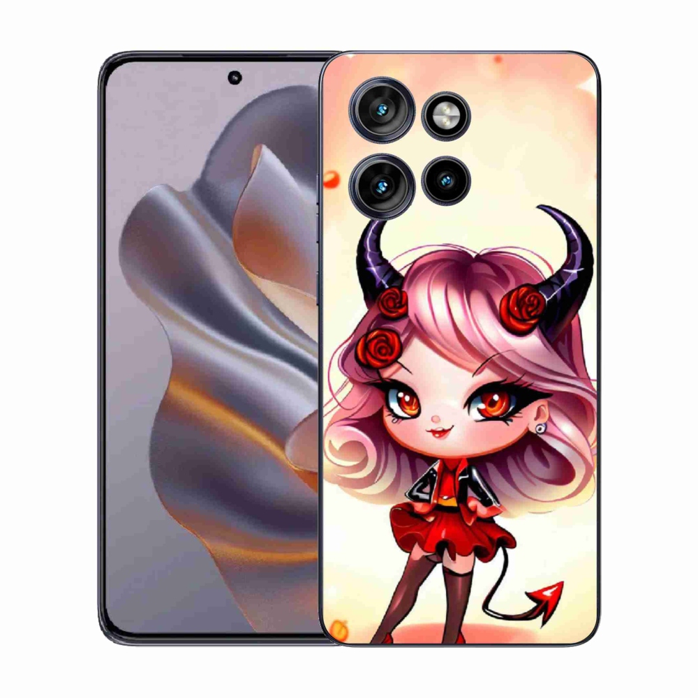 Zselés borítás mmCase a Motorola Edge 50 Neo készülékhez - rajzfilmördög