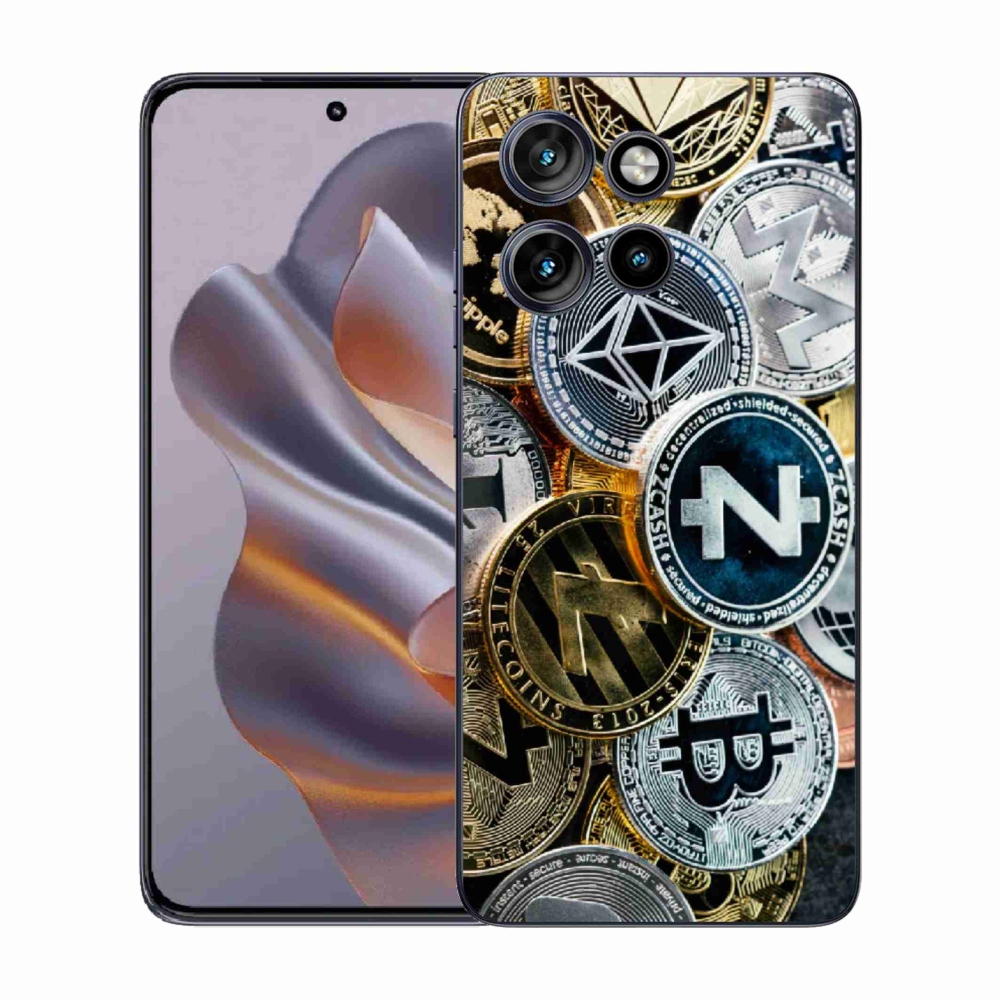 Gél borítás mmCase a Motorola Edge 50 Neo készülékhez - kriptovaluták