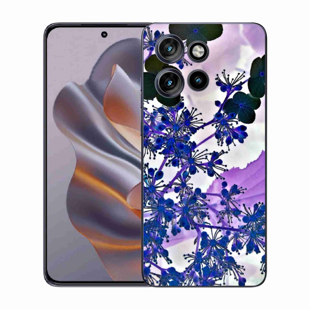Zselés borító mmCase a Motorola Edge 50 Neo készülékhez - hortenzia virág