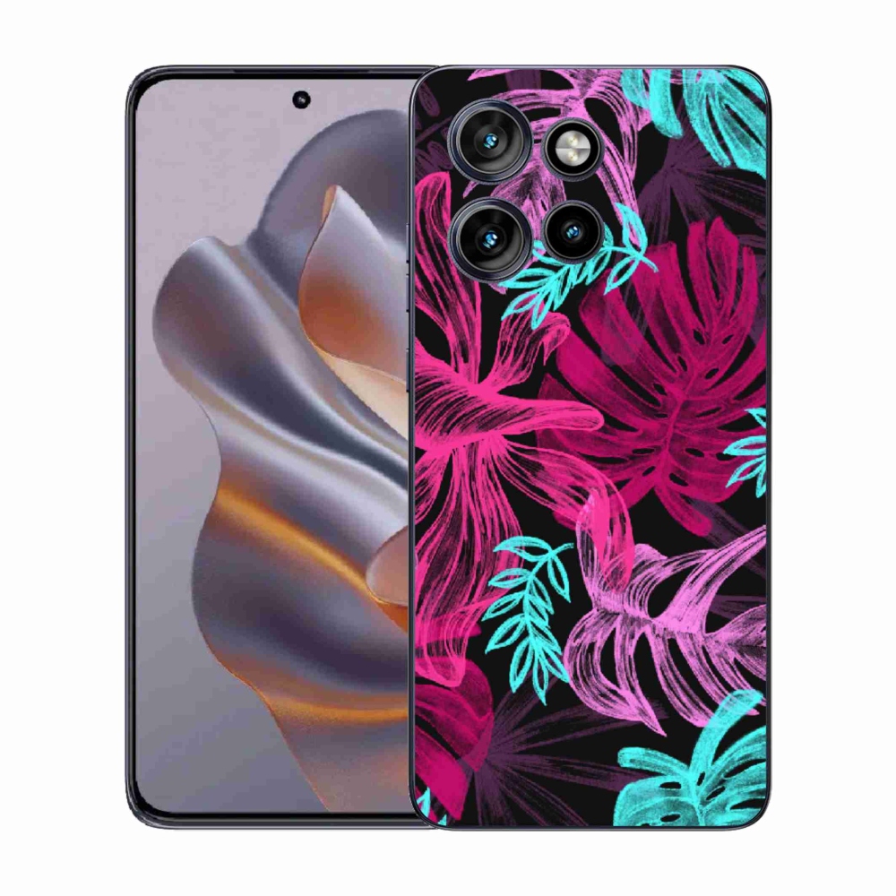 Zselés borítás mmCase a Motorola Edge 50 Neo készülékhez - virágok 1