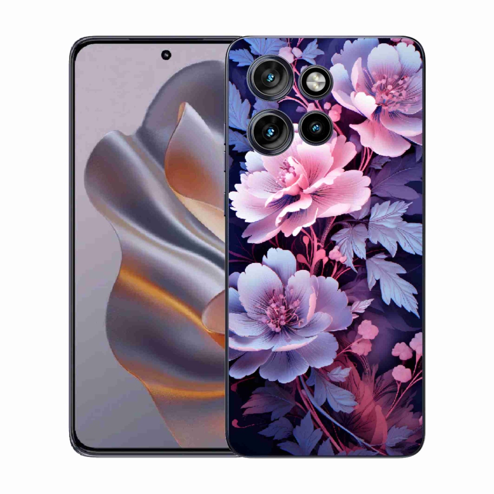 Zselés borítás mmCase a Motorola Edge 50 Neo készülékhez - virágok 11