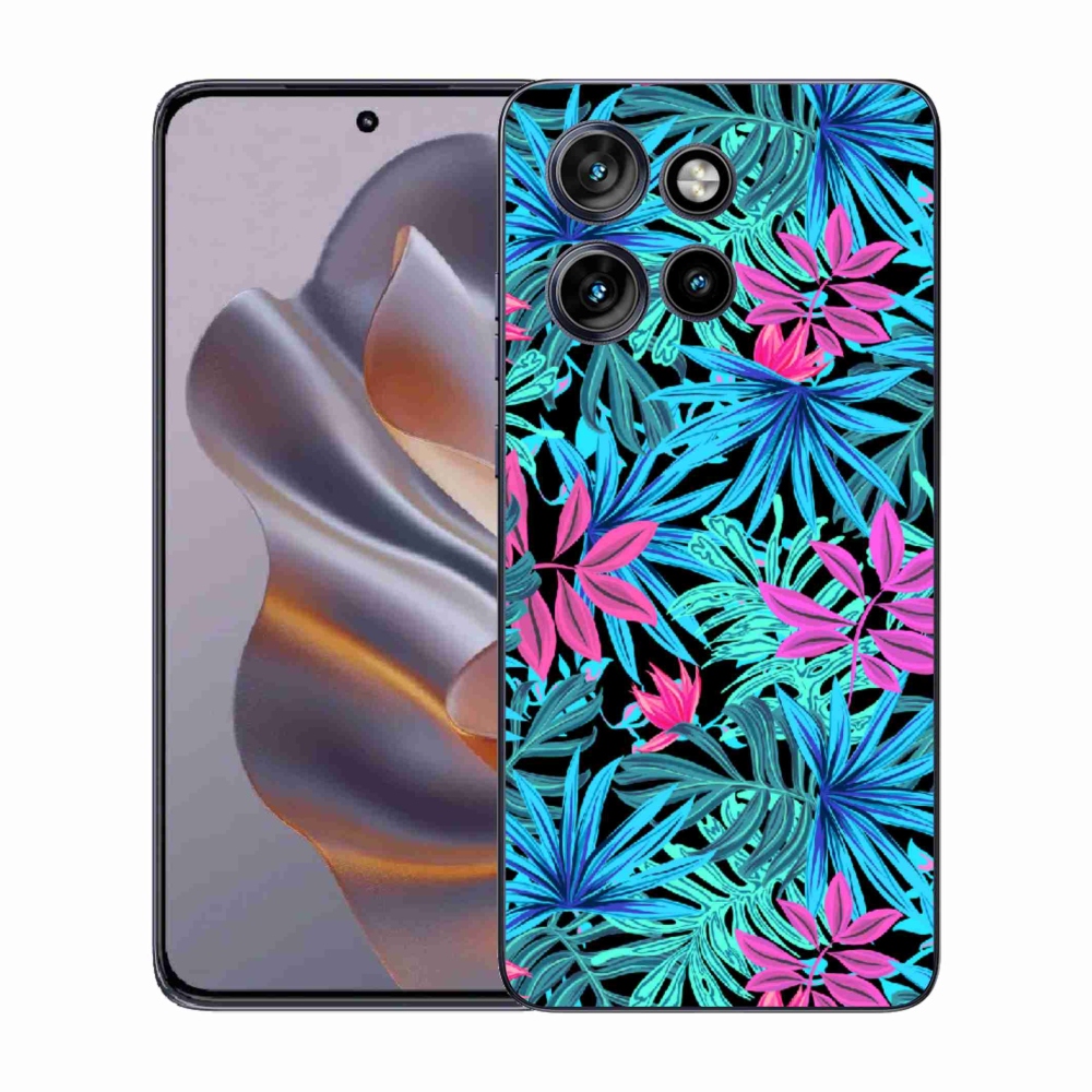 Zselés borítás mmCase a Motorola Edge 50 Neo készülékhez - virágok 3