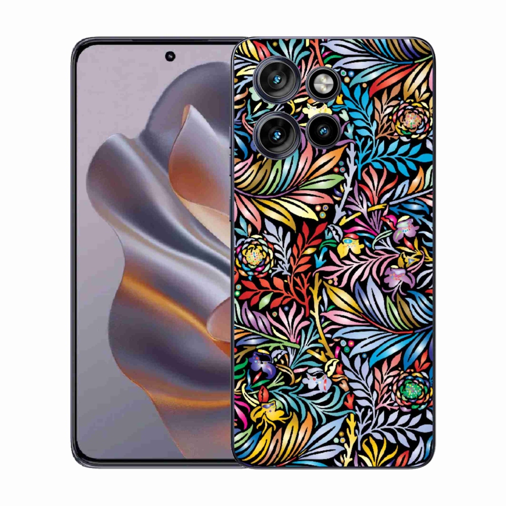 Zselés borítás mmCase a Motorola Edge 50 Neo készülékhez - virágok 5