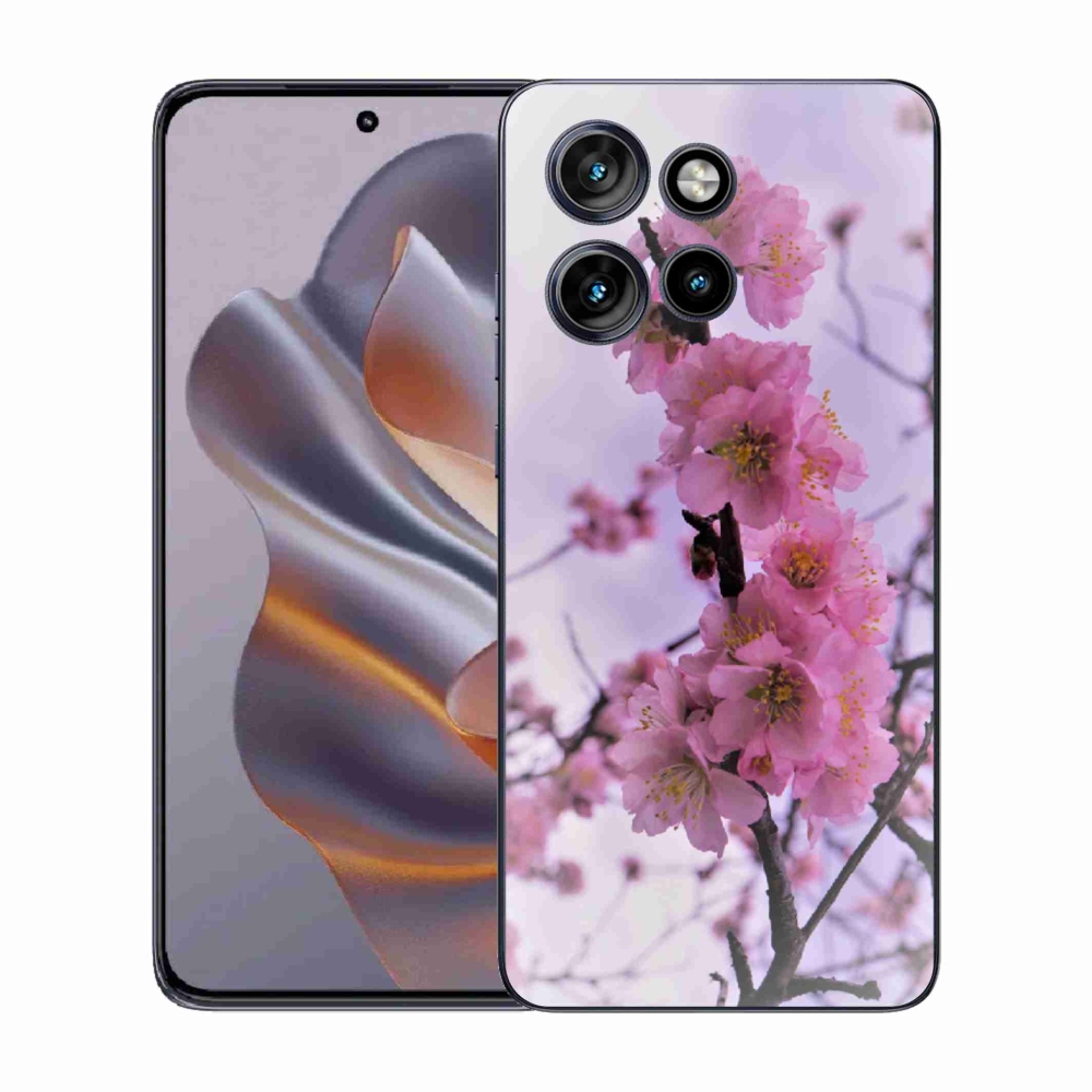 Zselés borítás mmCase a Motorola Edge 50 Neo készülékhez - virágok 7