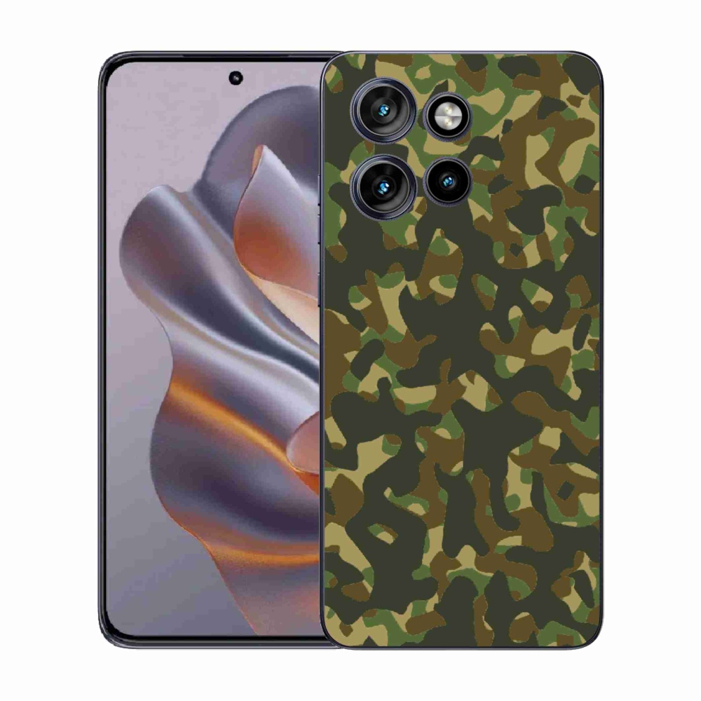 Zselés borítás mmCase a Motorola Edge 50 Neo készülékhez - álcázó mintázat 1