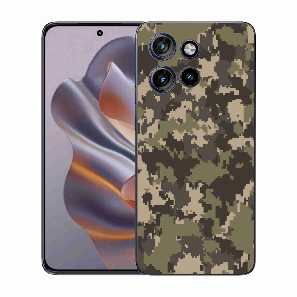 Zselés borítás mmCase a Motorola Edge 50 Neo készülékhez - álcázott minta 12