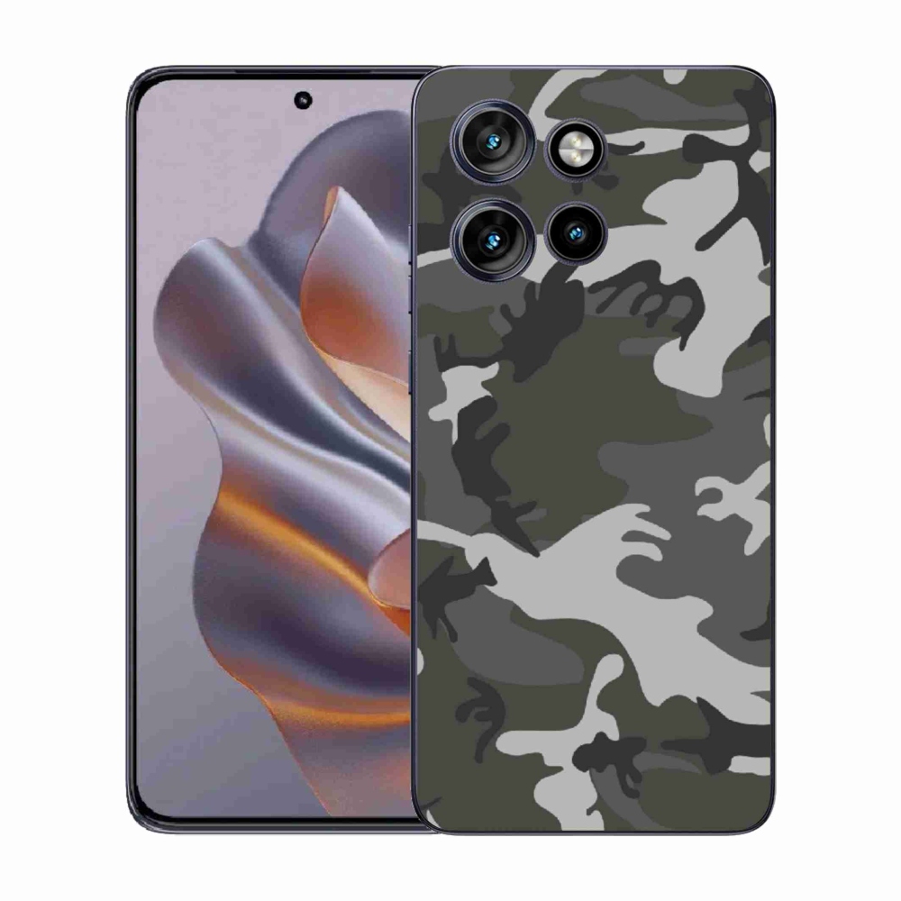 Zselés borítás mmCase a Motorola Edge 50 Neo készülékhez - álcázó mintázat