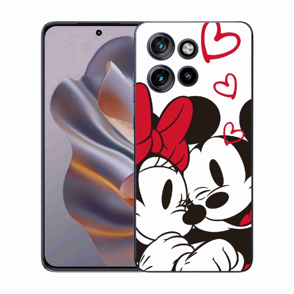 Zselés borítás mmCase a Motorola Edge 50 Neo készülékhez - minnie és mickey