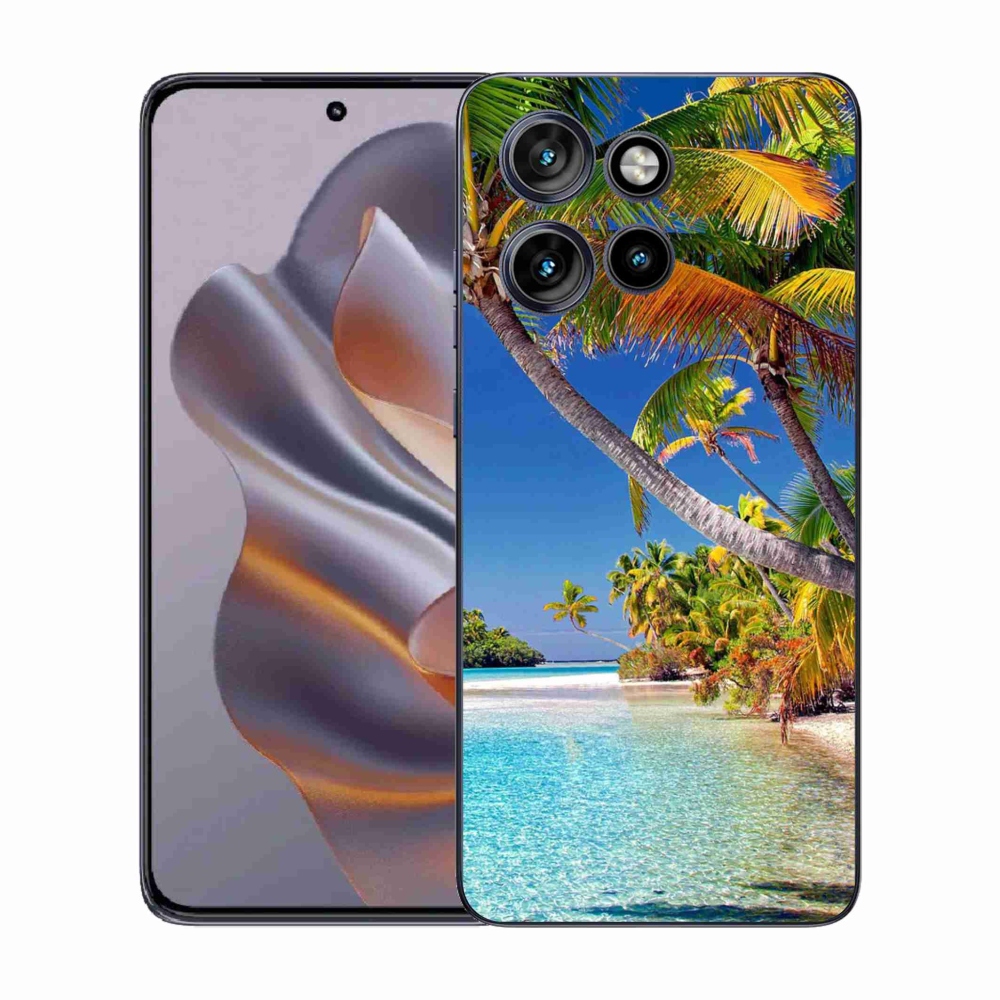 Zselés borítás mmCase a Motorola Edge 50 Neo készülékhez - tengerparton