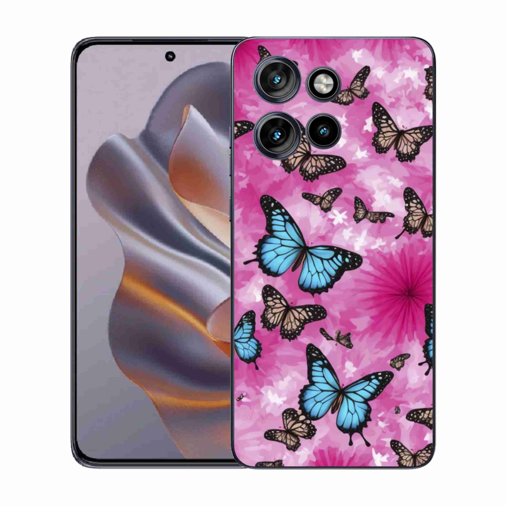 Zselés borítás mmCase a Motorola Edge 50 Neo készülékhez - pillangókert