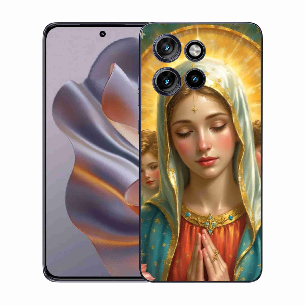 Zselés borítás mmCase a Motorola Edge 50 Neo készülékhez - vallási motívum 3