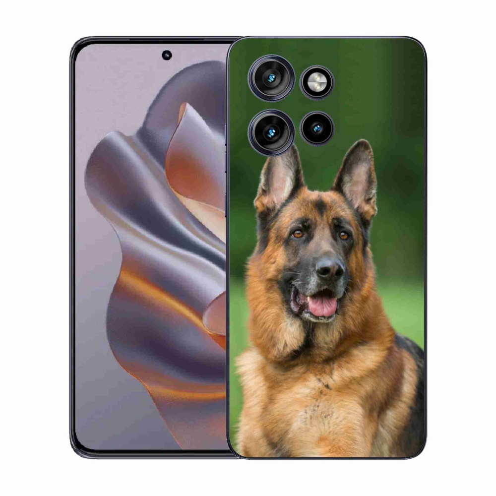 Zselés borítás mmCase a Motorola Edge 50 Neo készülékhez - Német juhászkutya