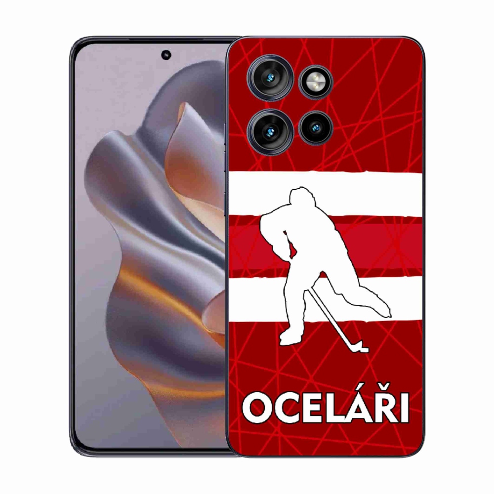 Zselés borítás mmCase a Motorola Edge 50 Neo készülékhez - Steelers