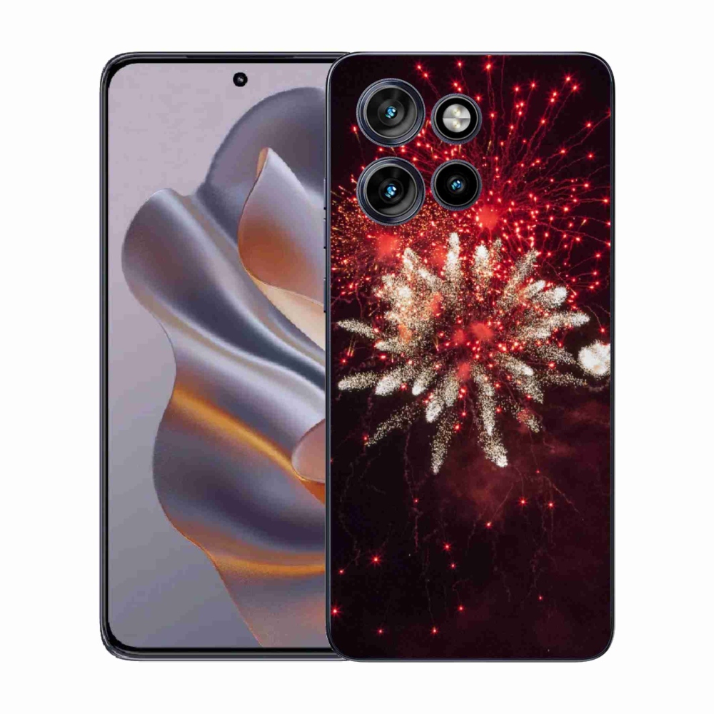 Zselés borítás mmCase Motorola Edge 50 Neo - tűzijátékhoz