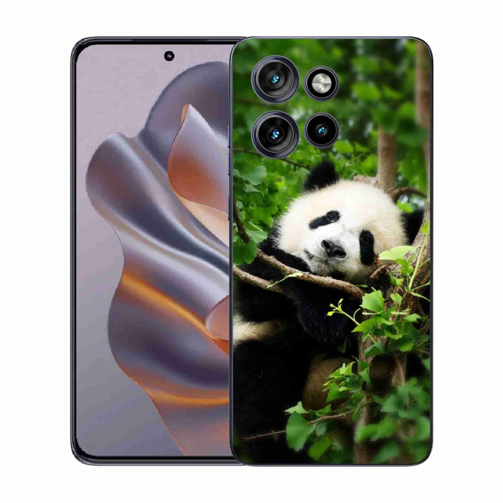 Zselés borítás mmCase a Motorola Edge 50 Neo készülékhez - panda