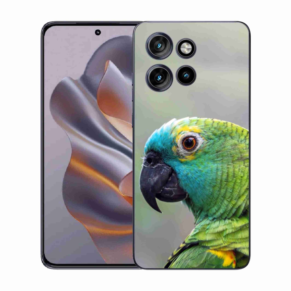 Zselés borítás mmCase a Motorola Edge 50 Neo készülékhez - papagáj amazon