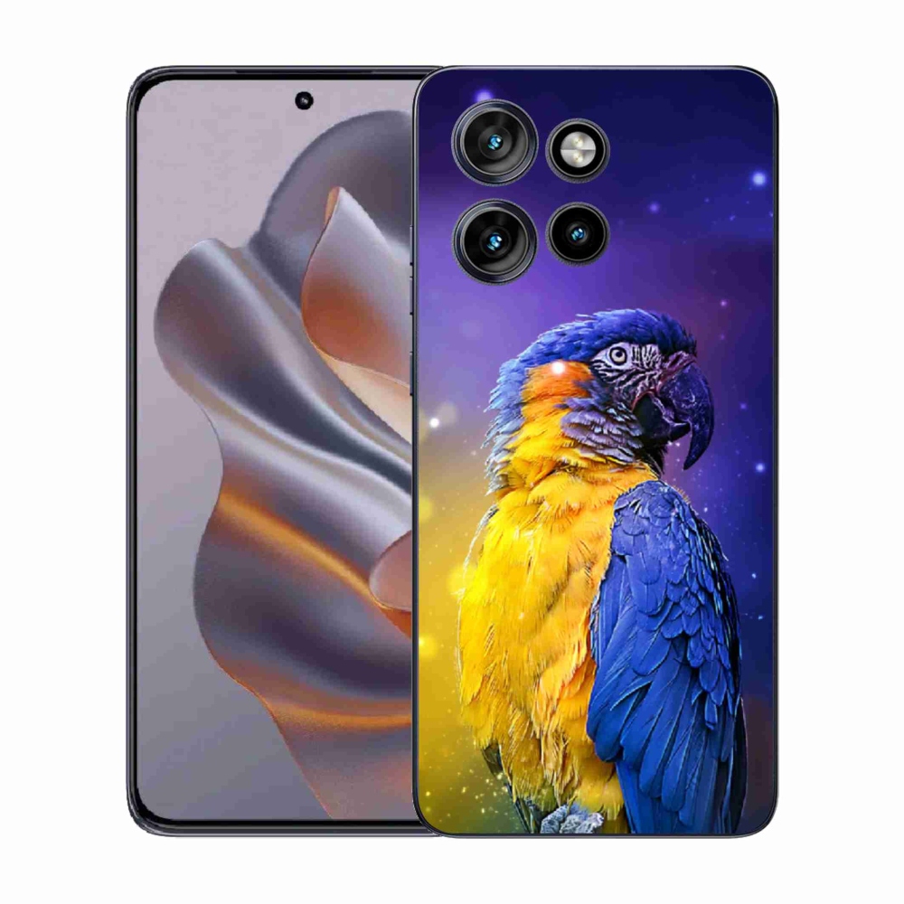 Zselés borítás mmCase a Motorola Edge 50 Neo készülékhez - papagáj ara 1