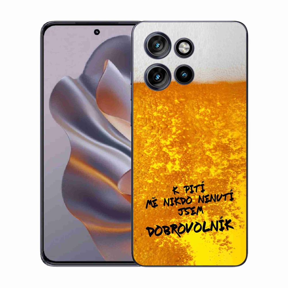 Zselés borítás mmCase a Motorola Edge 50 Neo készülékhez - sör motívum 4