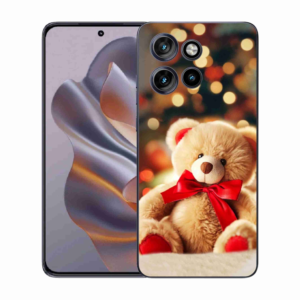 Zselés borítás mmCase a Motorola Edge 50 Neo készülékhez - mackó