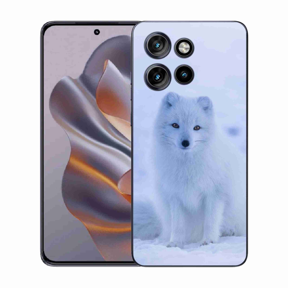 Zselés borítás mmCase a Motorola Edge 50 Neo készülékhez - polár róka