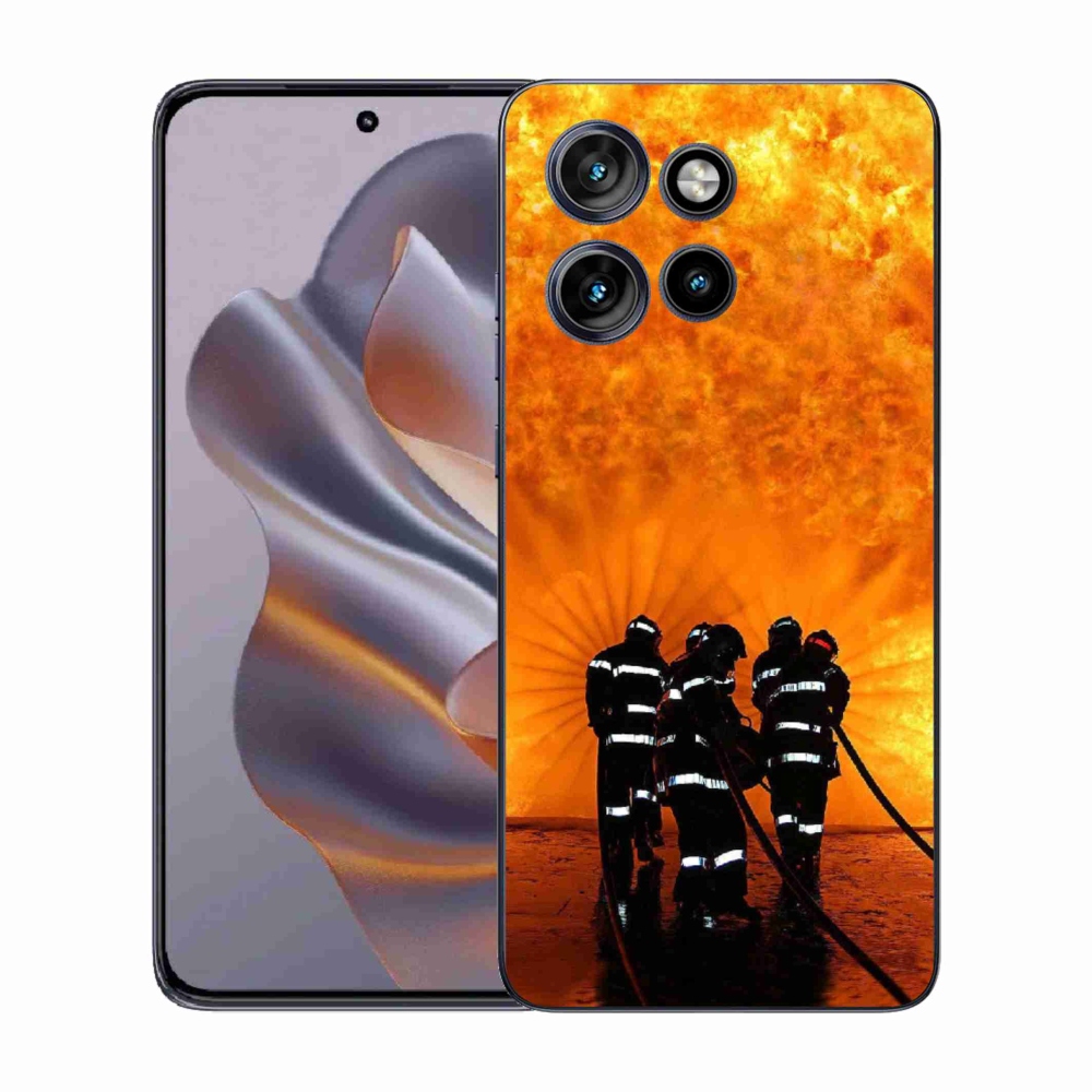 Zselés borítás mmCase a Motorola Edge 50 Neo készülékhez - tűz