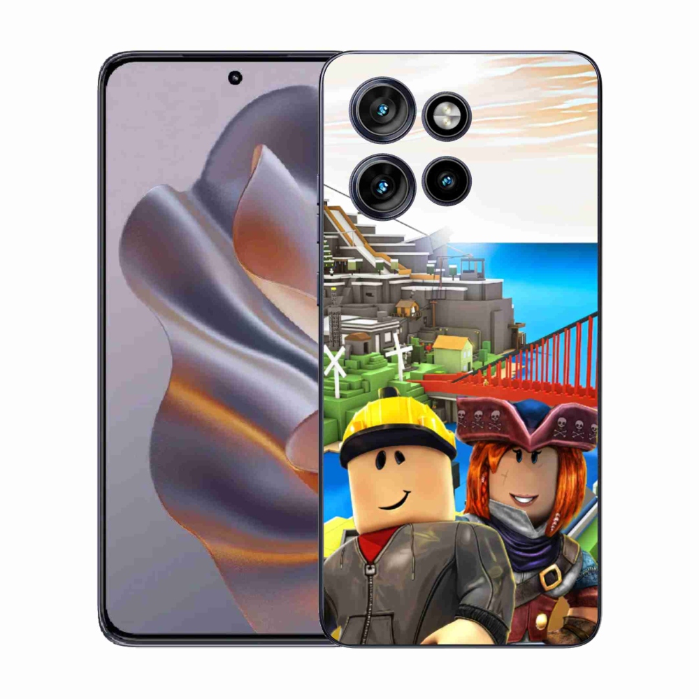Zselés borítás mmCase a Motorola Edge 50 Neo készülékhez - roblox 1