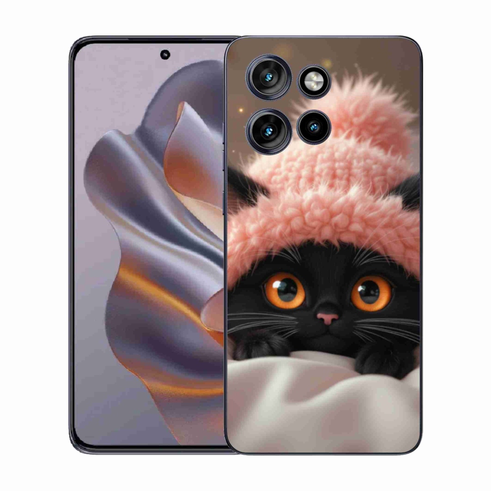 Gél borítás mmCase a Motorola Edge 50 Neo készülékhez - aranyos cica 7