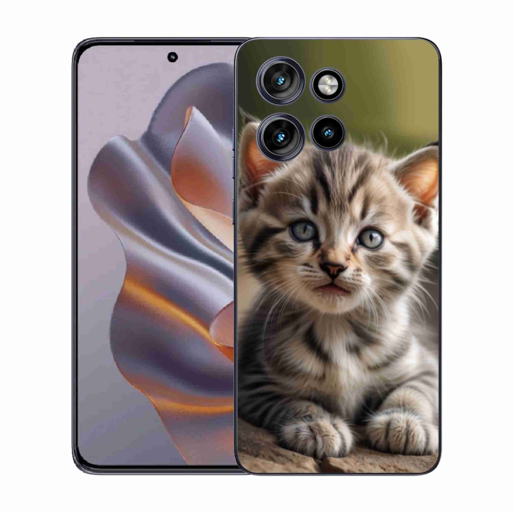 Gél borítás mmCase a Motorola Edge 50 Neo készülékhez - aranyos cica 9