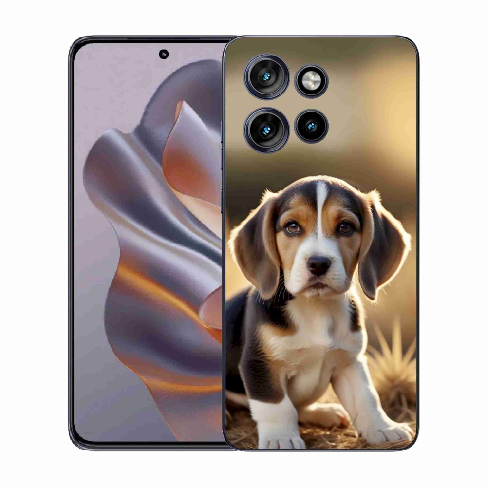 Gél védőhuzat mmCase a Motorola Edge 50 Neo készülékhez - aranyos bézs színű