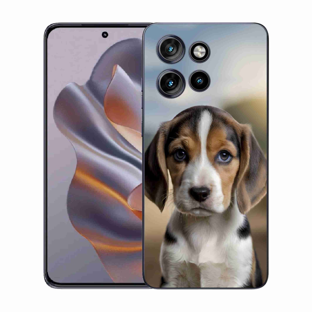 Gél védőhuzat mmCase a Motorola Edge 50 Neo készülékhez - aranyos bézs színű