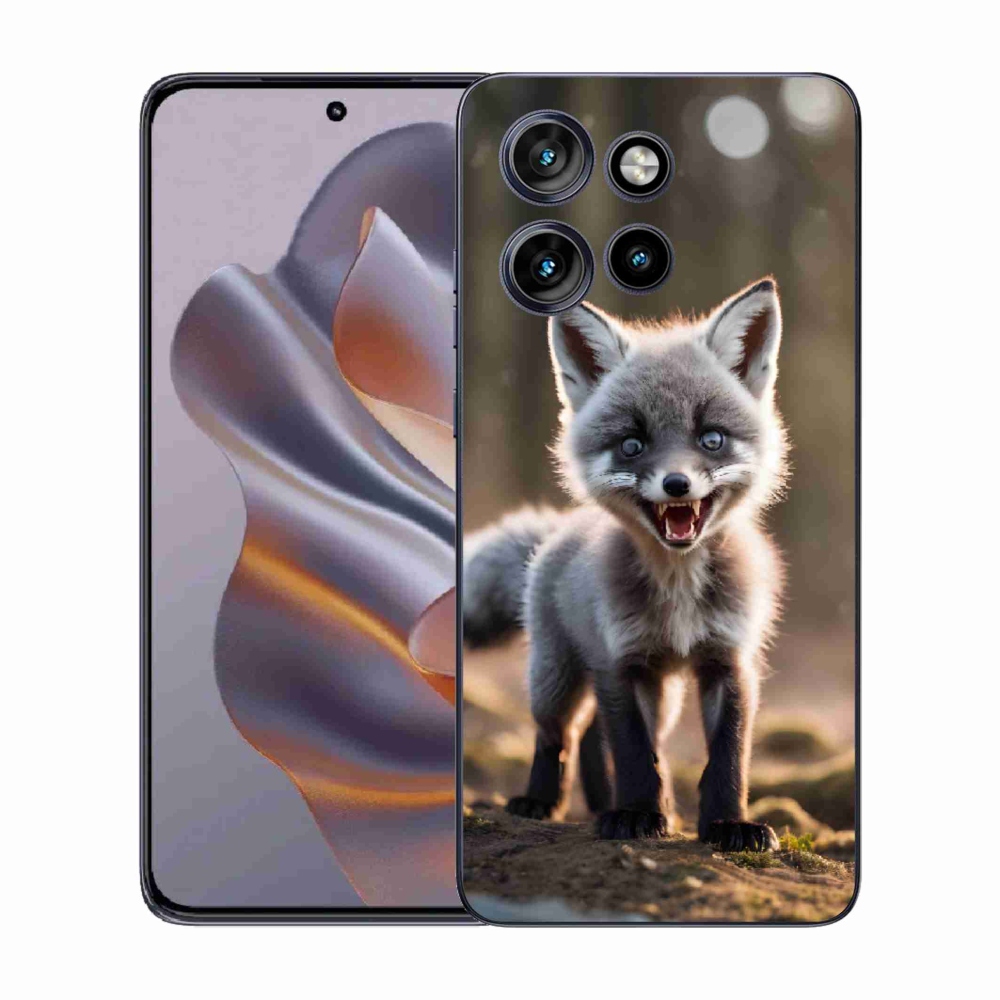Zselés borítás mmCase a Motorola Edge 50 Neo készülékhez - angry fox