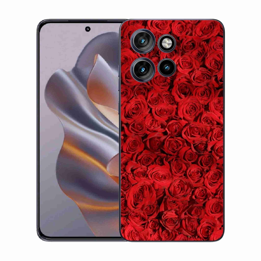 Zselés borítás mmCase a Motorola Edge 50 Neo készülékhez - rózsaszínű