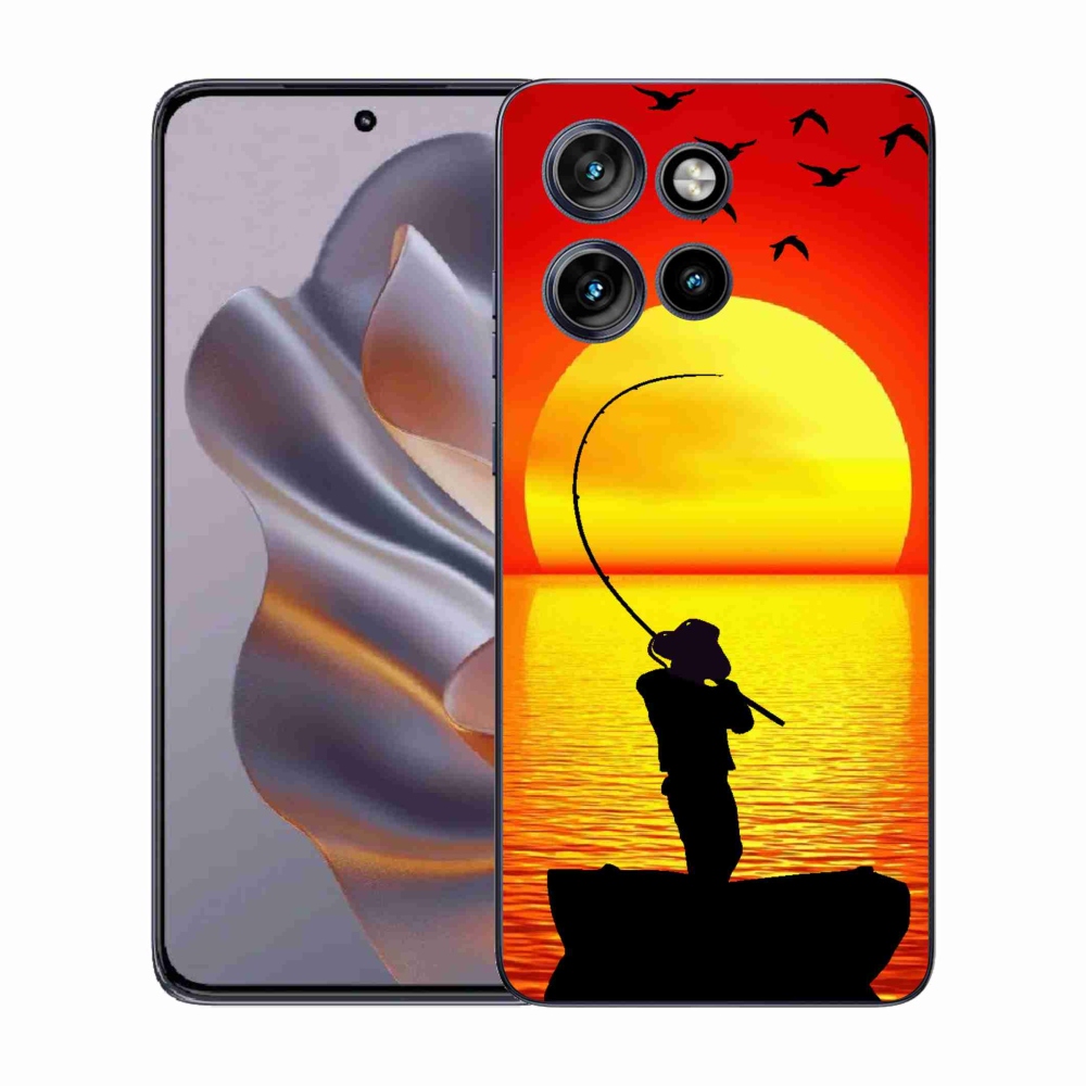 Zselés borítás mmCase a Motorola Edge 50 Neo készülékhez - horgászat