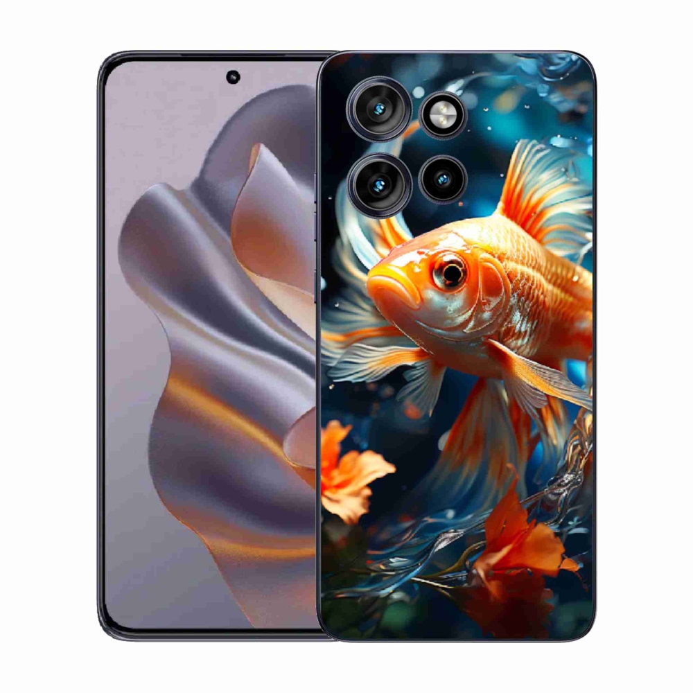 Zselés borítás mmCase a Motorola Edge 50 Neo készülékhez - hal