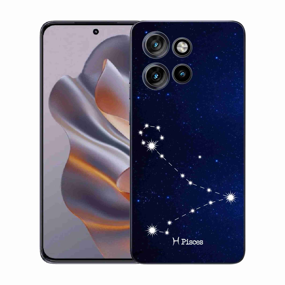 Zselés borítás mmCase a Motorola Edge 50 Neo készülékhez - csillagkép Halak