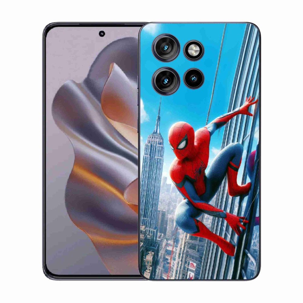 Zselés borítás mmCase a Motorola Edge 50 Neo készülékhez - spiderman