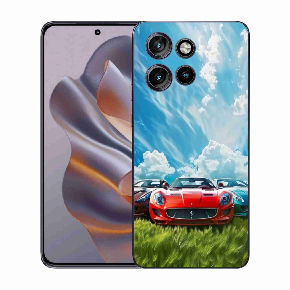 Zselés borítás mmCase a Motorola Edge 50 Neo készülékhez - sportkocsikhoz