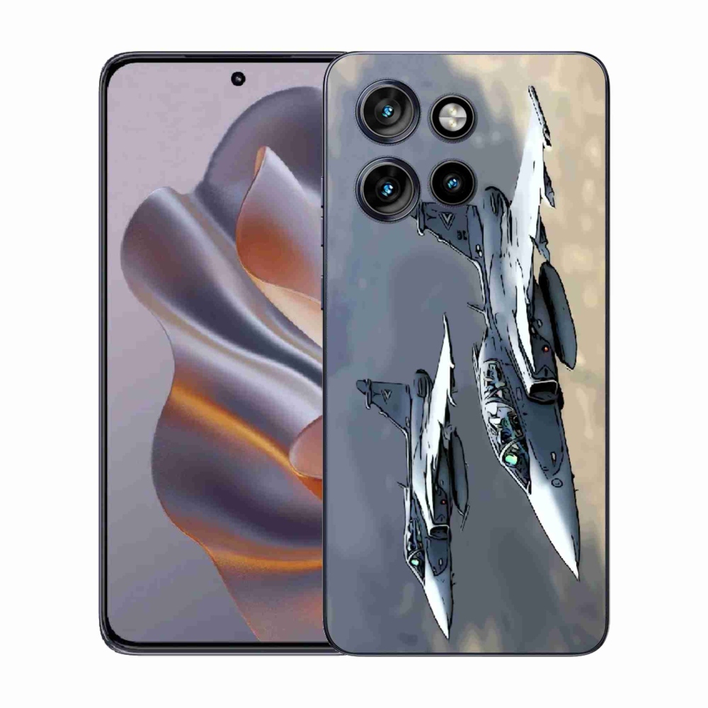 Zselés borítás mmCase a Motorola Edge 50 Neo készülékhez - vadászgépek